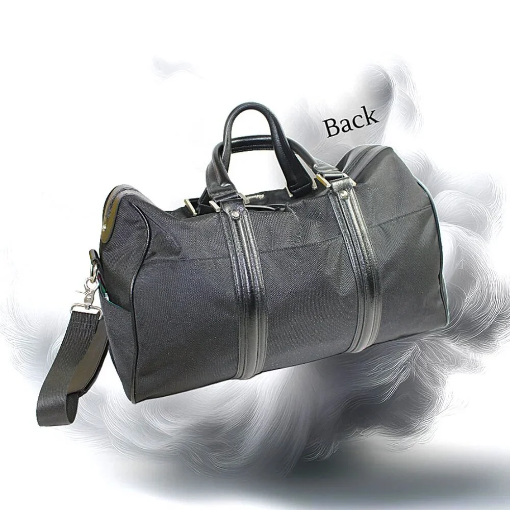 Robert Graham Reavy Black Blue Camo Weekender Duffle Style Carry-On Bag